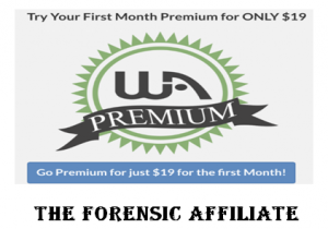 Wealthy Affiliate first month only $19.00